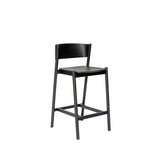 Oblique Barstool Black Oak veneer