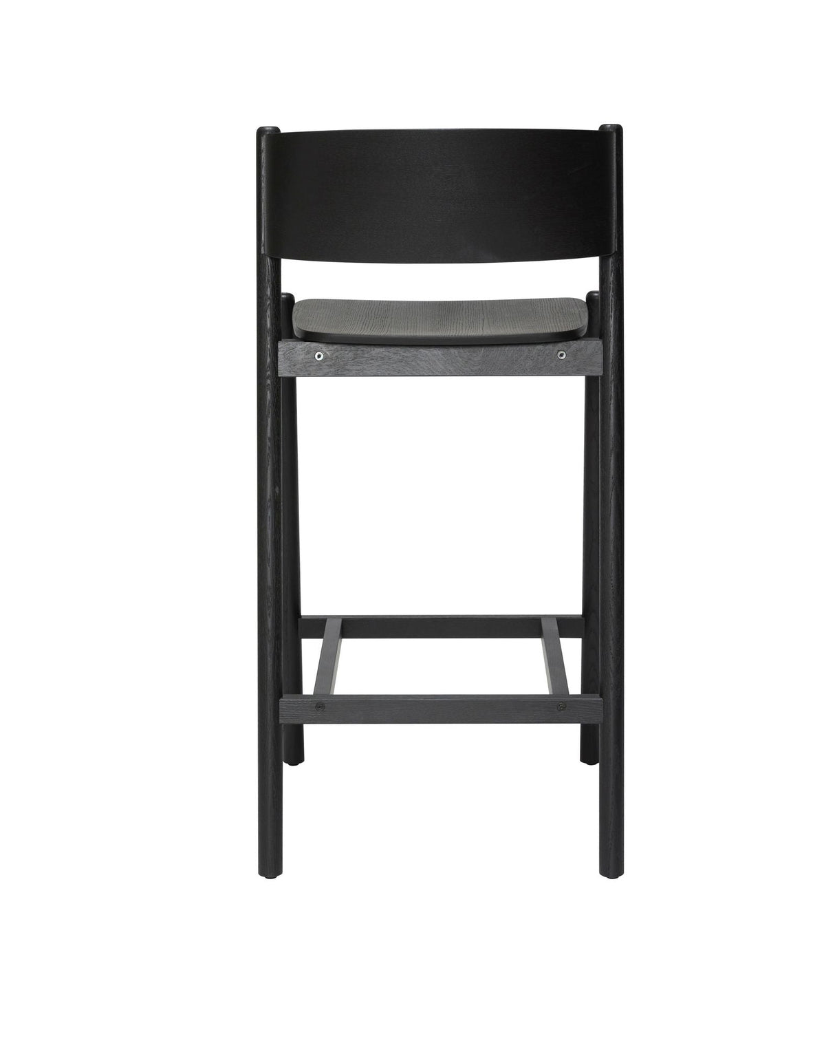 Oblique Barstool Black Oak veneer