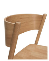 Oblique Dining Chair, Oak veneer