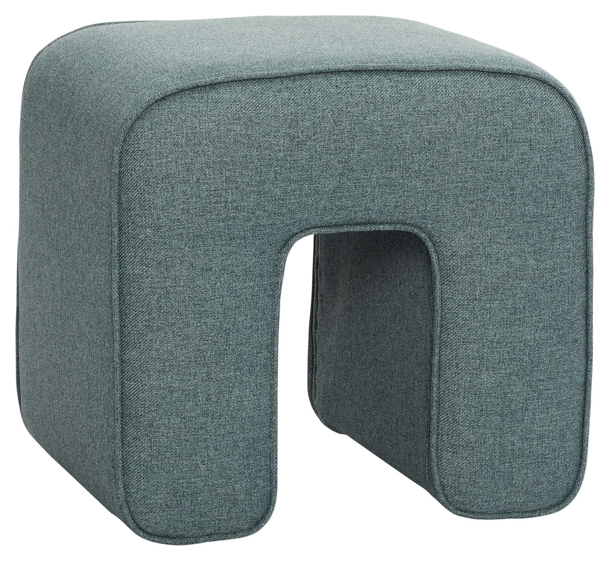 Hübsch Sculpture Pouf, polyester, green