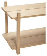 Hübsch Mason Shelf w/2 shelves, oak