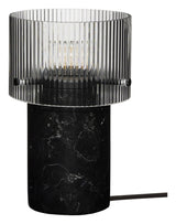 Revolve Table Lamp, Textured/Black