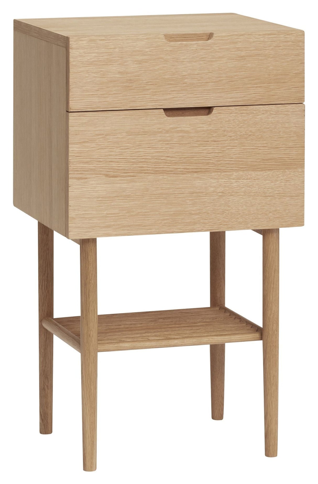 Hübsch Acorn Bedside Table w/Drawers, Oak