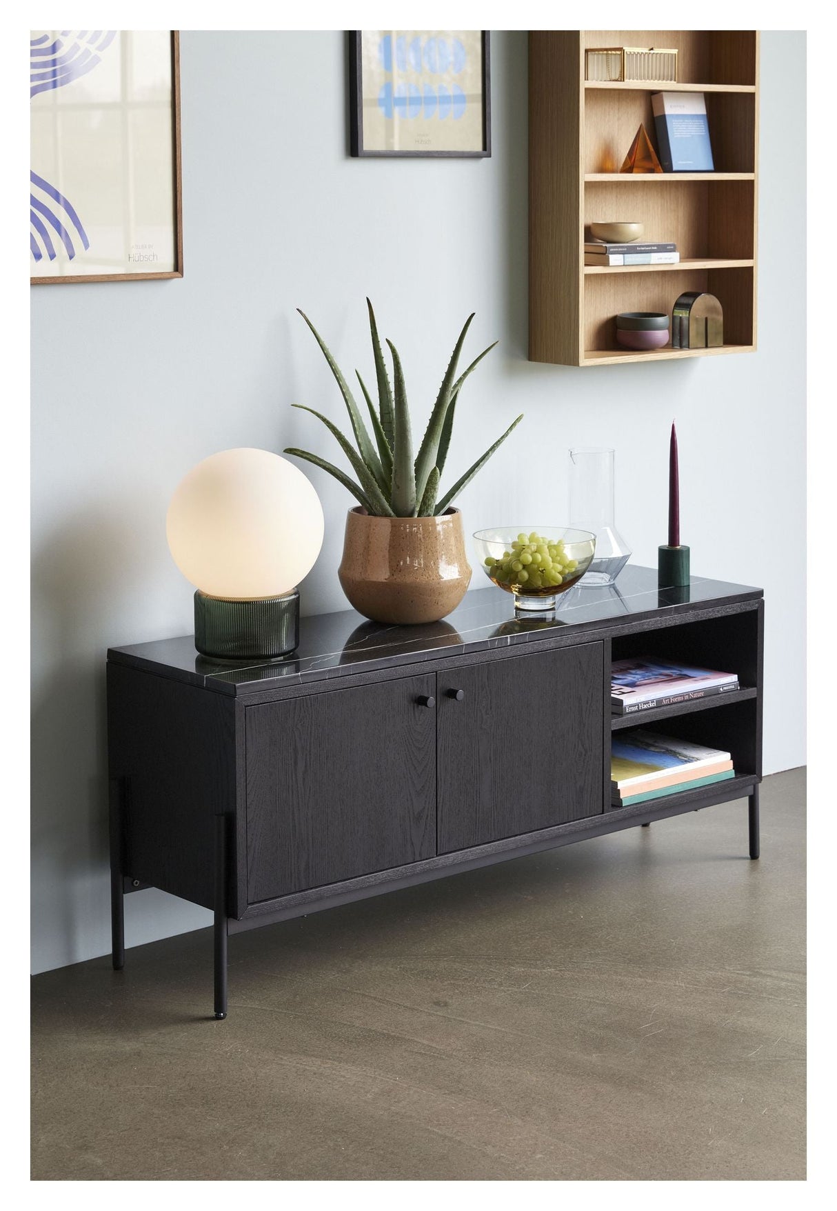 Hübsch Nobu Sideboard w. Black Marble top