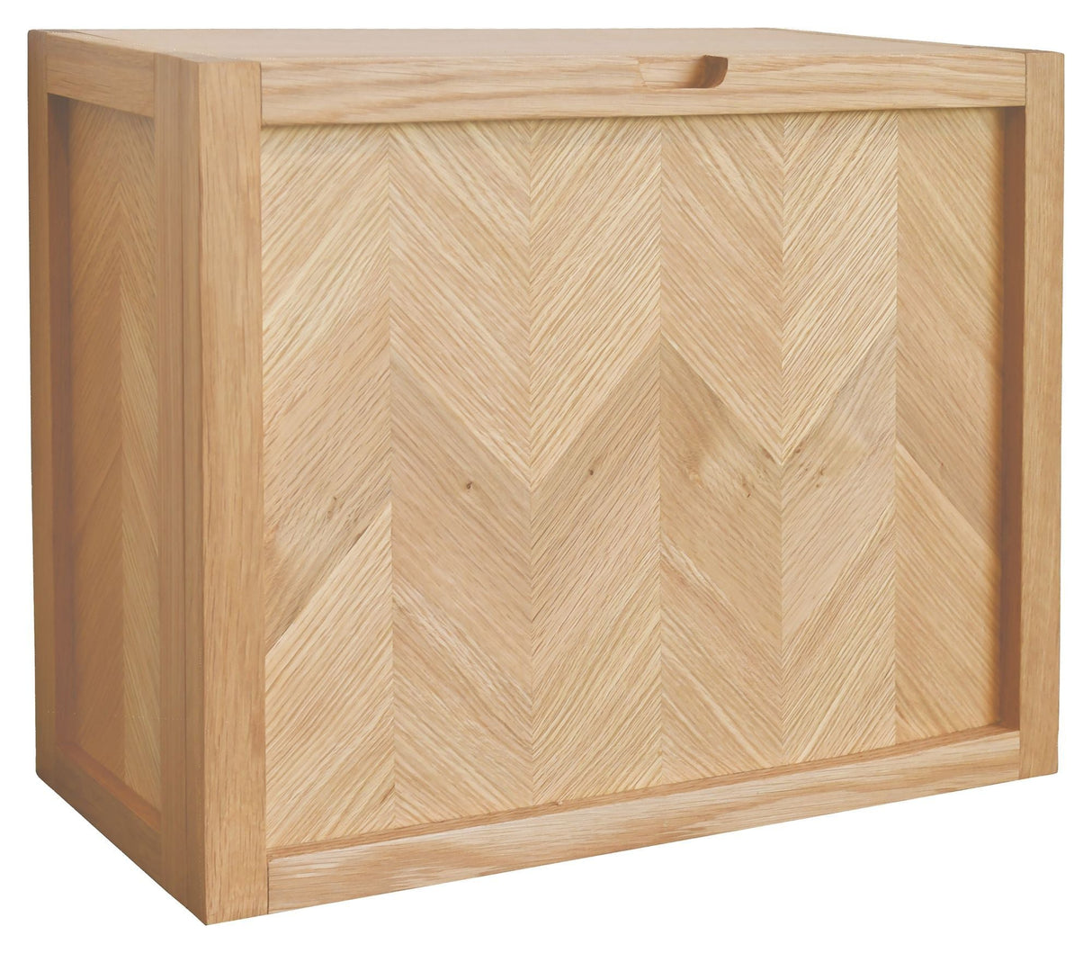 Hübsch Herringbone Shoe Cabinet, Oak veneer