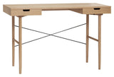 Hübsch Studio Desk w/Drawers, Oak