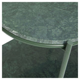 Hübsch Nusa Coffee table, 58x34, Green marble/metal