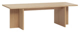 Hübsch Split Coffee Table, Oak, 120x50