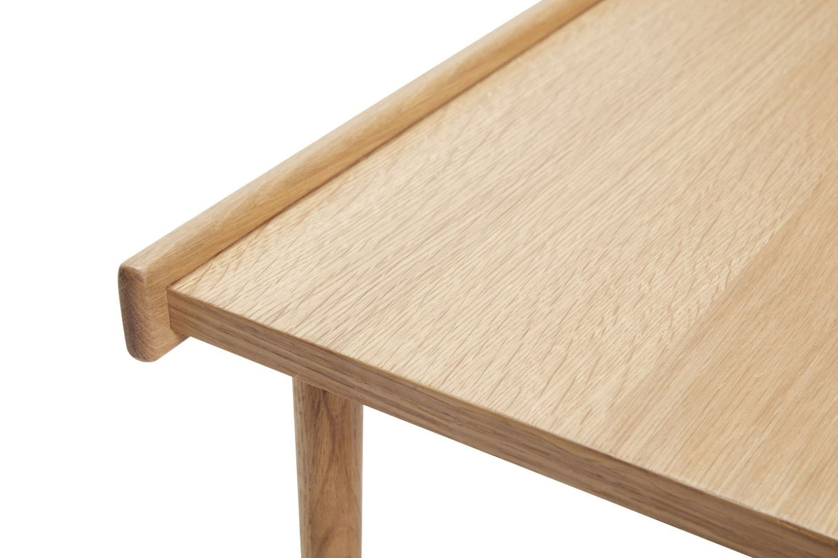 Hübsch Stream Coffee table with edge, Oak veneer