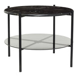 Hübsch Coffee table Ø65, Black