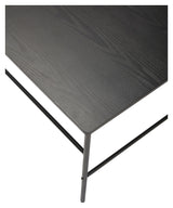 Hübsch Norm Coffee table, wood/metal, black