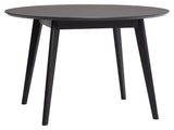 Hübsch Stay Dining table, oak/nano-laminate, black, Ø120