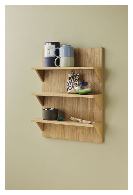 Straight Shelf, Oak veneer