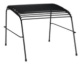 String Footstool, Black