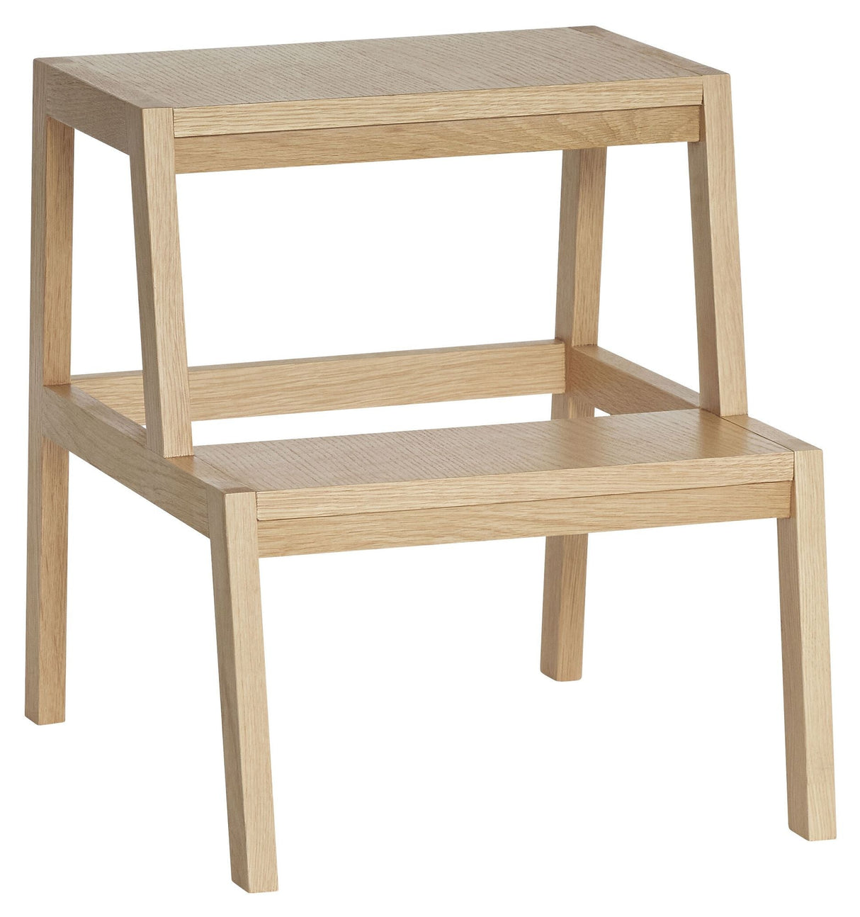 Hübsch Alp Stepping Ladder/Stool, Oak/Oak veneer