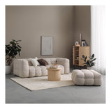 Hudson 3-seater Sofa, Beige bouclé