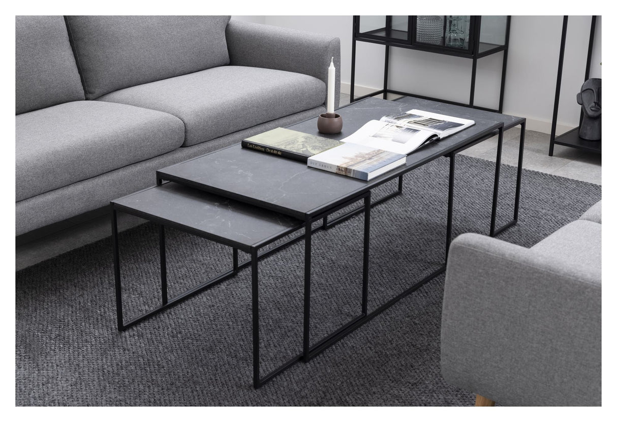 Infinity Coffee Table 120x60x48, Black