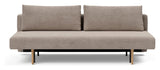 Conlix Sofa bed, Beige Velvet