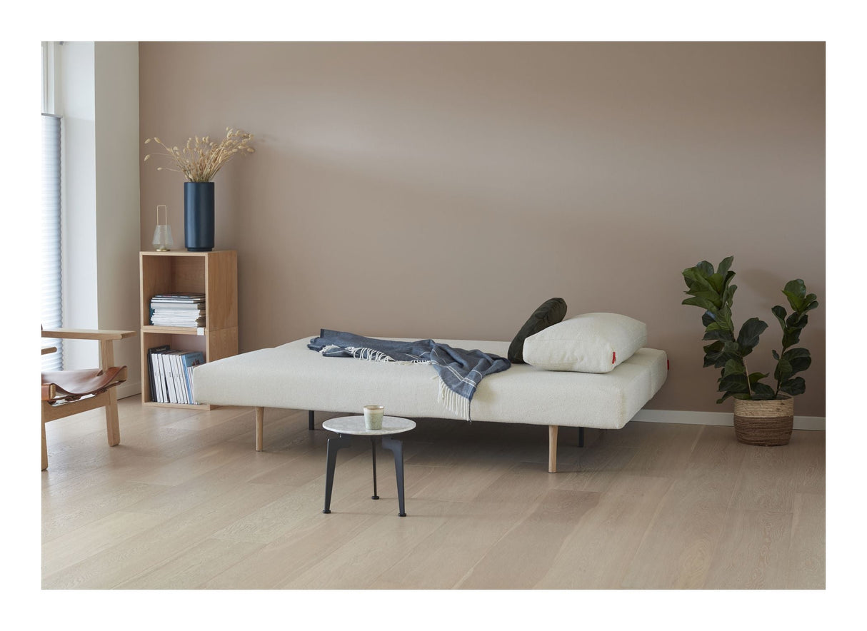 Conlix Sofa bed, Off-white Bouclé