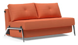 Cubed 140 Alu Sofa Bed, Argus/Rust