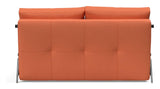 Cubed 140 Alu Sofa Bed, Argus/Rust