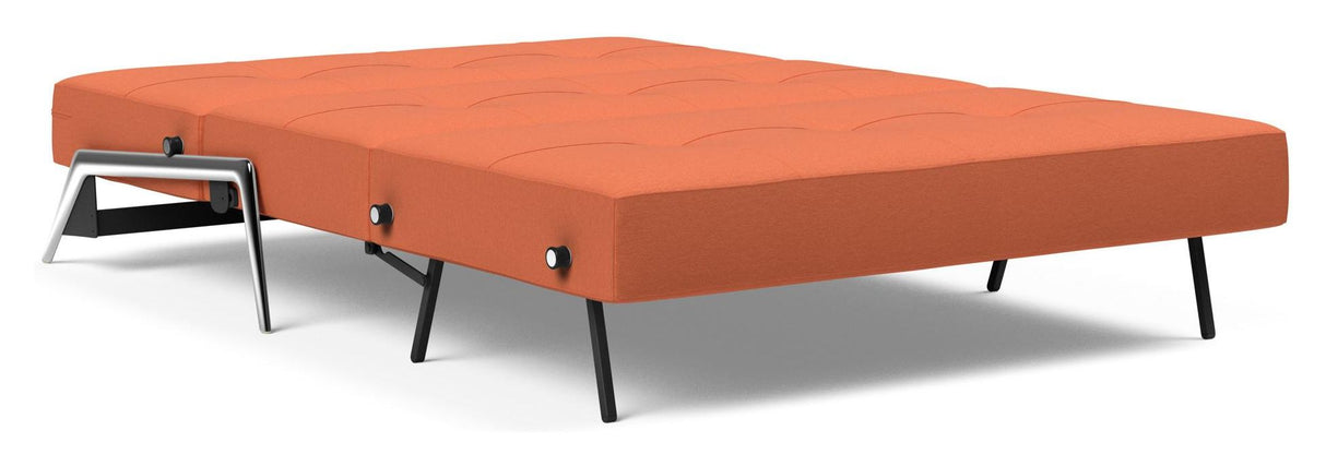 Cubed 140 Alu Sofa Bed, Argus/Rust