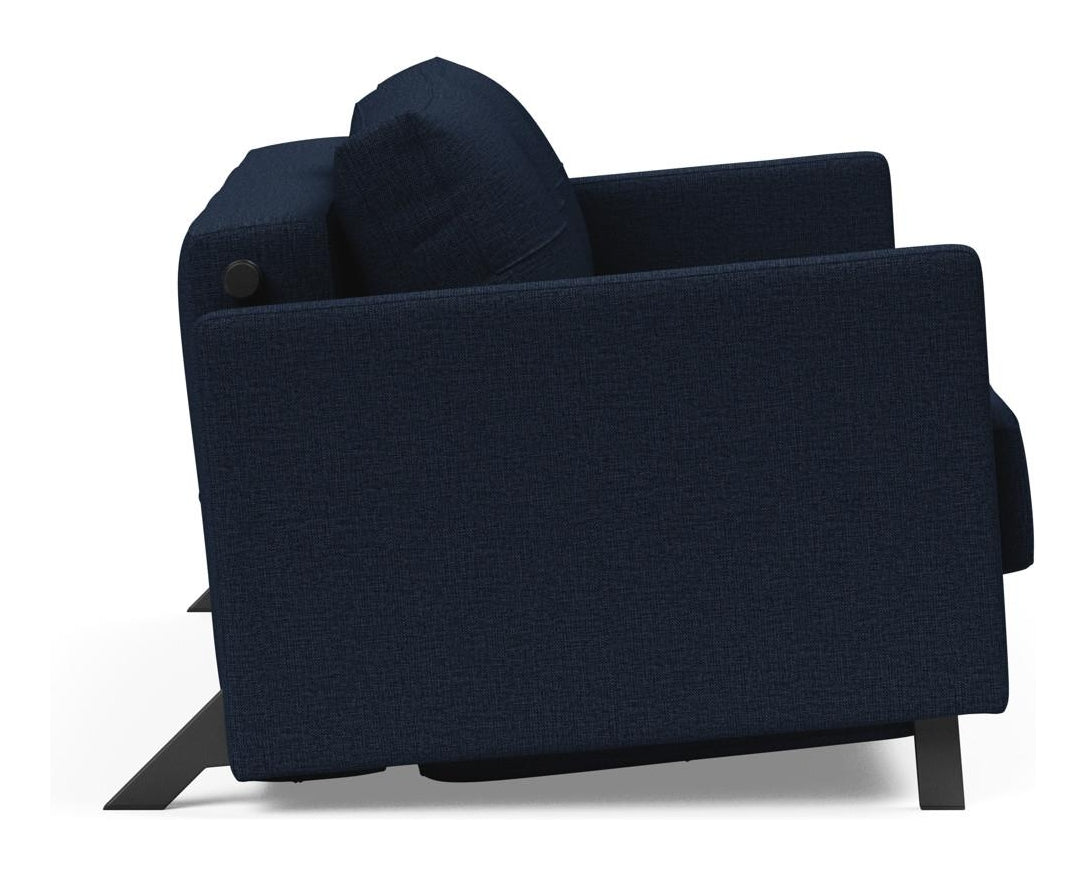 Cubed 140 Sofa bed with armrests, Mixed Dance/Blue