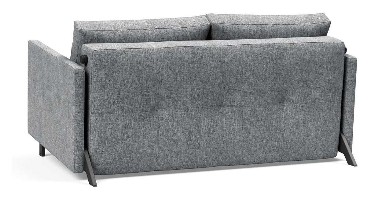 Cubed 140 Sofa bed with armrests, Twist/Granite