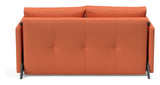 Cubed 140 Sofa bed with armrests, Argus/Rust