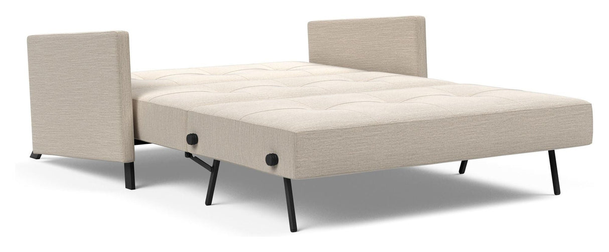 Cubed 140 Sofa bed with armrests, Blida/Sand Gray