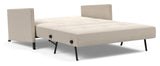 Cubed 140 Sofa bed with armrests, Blida/Sand Gray