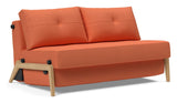 Cubed 140 Wood Sofa Bed, Argus/Rust