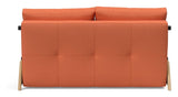 Cubed 140 Wood Sofa Bed, Argus/Rust