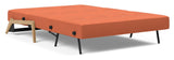 Cubed 140 Wood Sofa Bed, Argus/Rust