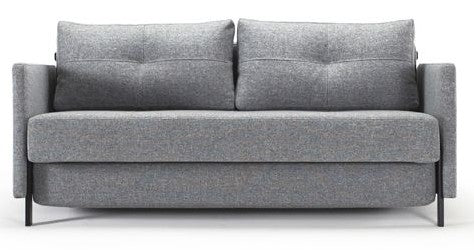 Cubed 160 Sofa bed with armrests, Twist/Granite