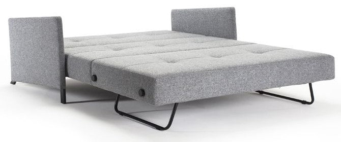 Cubed 160 Sofa bed with armrests, Twist/Granite