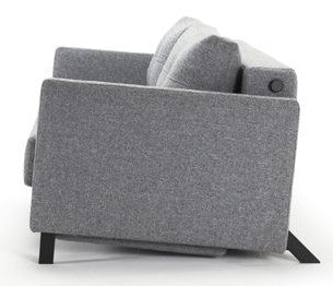 Cubed 160 Sofa bed with armrests, Twist/Granite