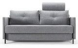 Cubed 160 Sofa bed with armrests, Twist/Granite