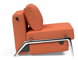 Cubed 90 Alu Lounge Chair, Argus/Rust