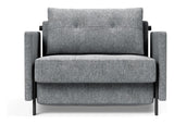 Cubed 90 Lounge Chair with armrests, Twist/Granite