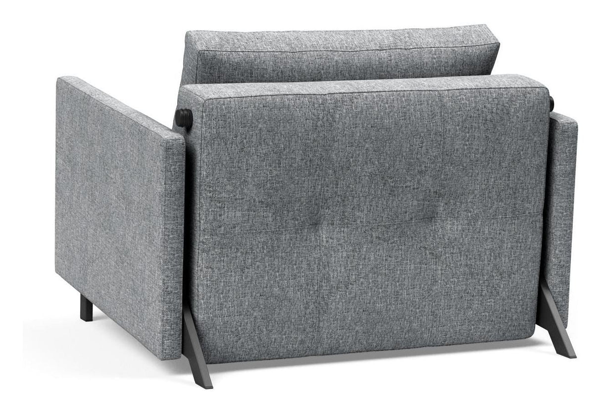 Cubed 90 Lounge Chair with armrests, Twist/Granite