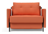 Cubed 90 Lounge Chair with Argus/Rust armrests