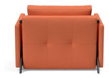 Cubed 90 Lounge Chair with Argus/Rust armrests