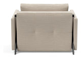 Cubed 90 Lounge Chair with armrests, Blida/Sand Gray