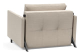 Cubed 90 Lounge Chair with armrests, Blida/Sand Gray