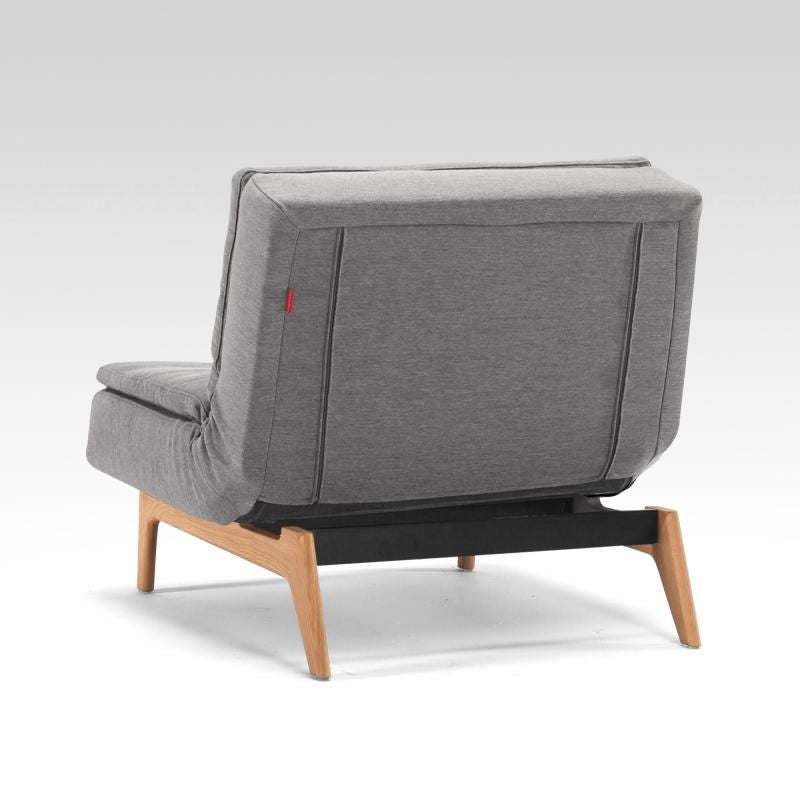 Dublexo Eik Lounge Chair, Charcoal