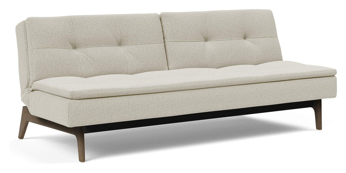 Dublexo Oak Sofa Bed, Smoked Oak, Mixed Dance Natural