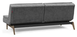 Dublexo Oak Sofa Bed, Smoked Oak, Nature, Twist Charcoal