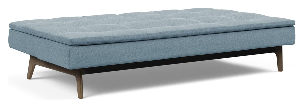 Dublexo Oak Sofa Bed, Smoked Oak, Soft/Indigo