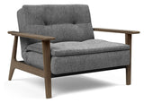 Dublexo Frej Lounge Chair, Smoked Oak, Nature, Twist Charcoal